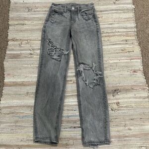 Gray american eagle jeans